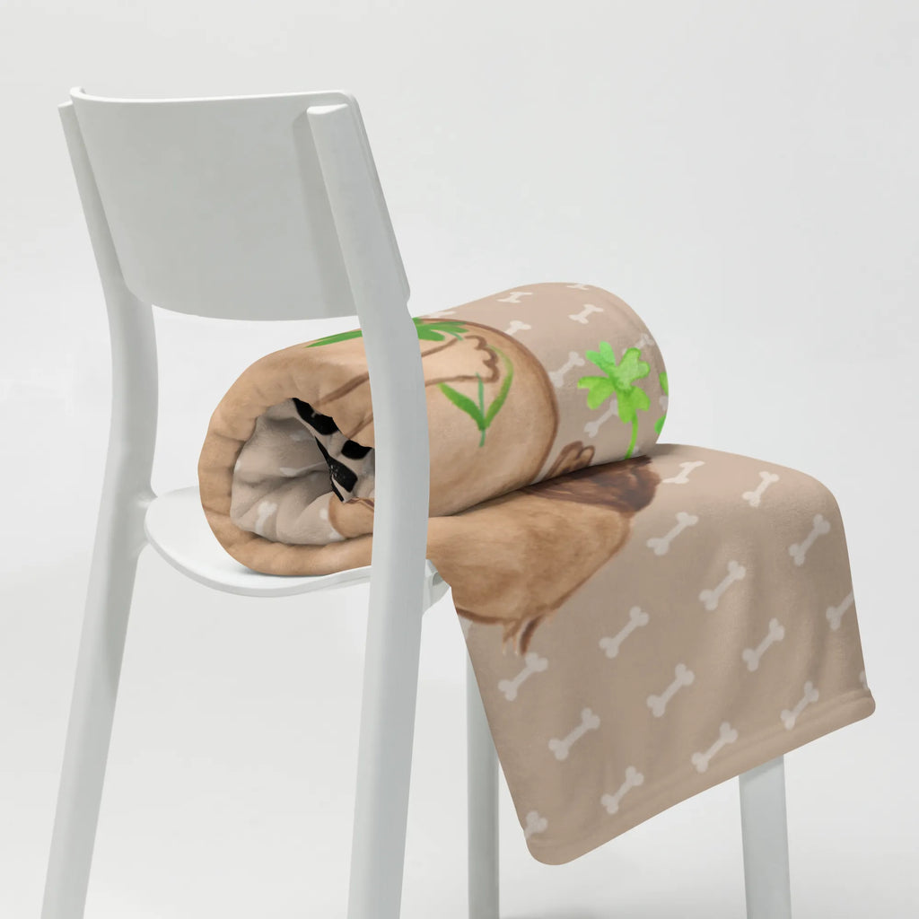 Kocyk dla niemowląt z imieniem pies koniczyna Pies, motyw psa, zwierzę domowe, rasa psa, miłośnik zwierząt, właściciel psa, powiedzenia