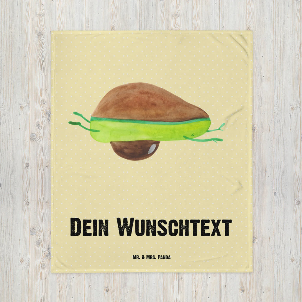 Baby blanket with name avocado yoga avocado, vegetables