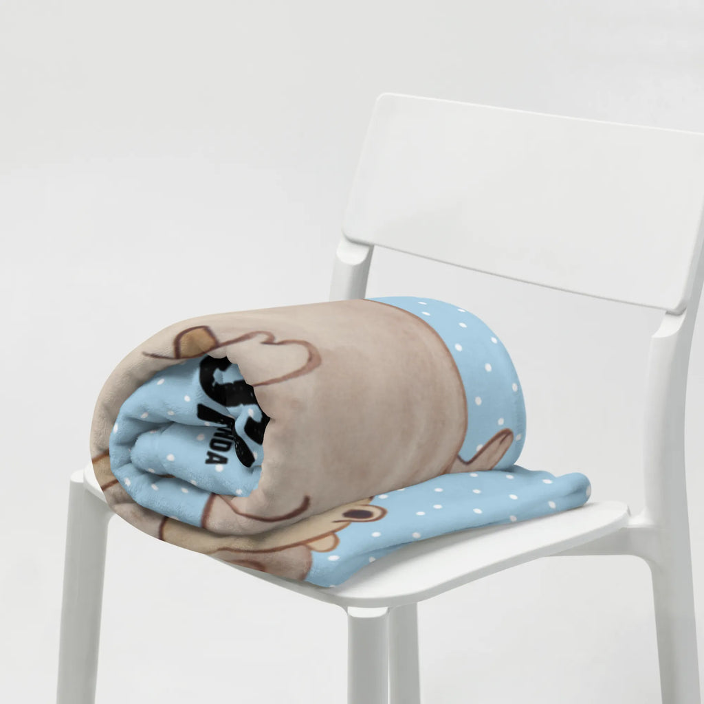 Baby blanket with name Papa Bear Family, Father's Day, Mother's Day, brother, sister, Mom, Dad, uncle, daddy, birthday, present, father's day, dad