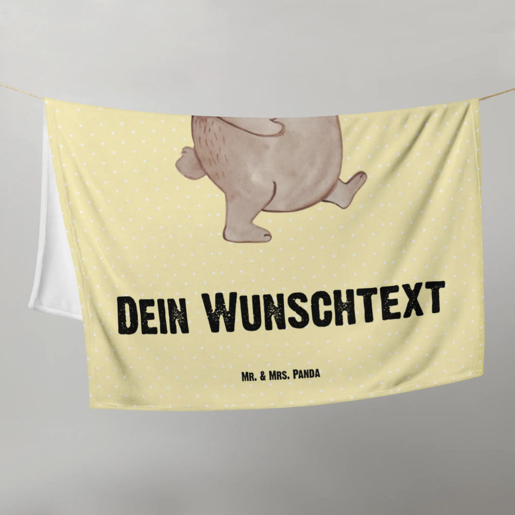 Baby blanket with name Papa Bear Family, Father's Day, Mother's Day, brother, sister, Mom, Dad, uncle, daddy, birthday, present, father's day, dad