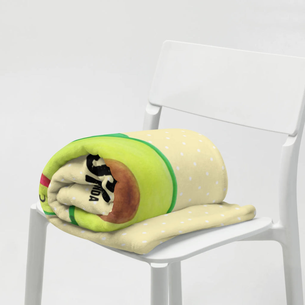 Baby blanket with name avocado party avocado, vegetables, birthday celebration, anniversary, birthday, class celebration, exam, company celebration, graduation, passed, celebration, happy birthday, avocados, party, favorite day, Abi, jubilee, school graduation