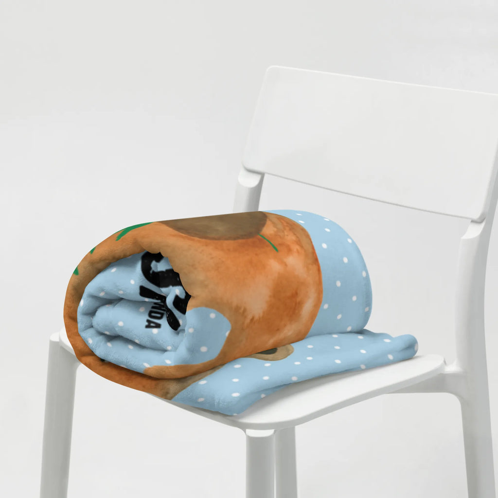 Baby blanket with name bear confirmation bear, teddy, teddy bear, cuddly toy, evangelic, confirmation, church, service