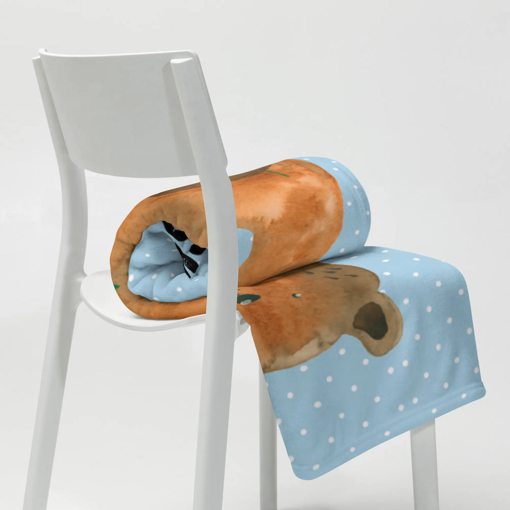 Baby blanket with name bear confirmation bear, teddy, teddy bear, cuddly toy, evangelic, confirmation, church, service