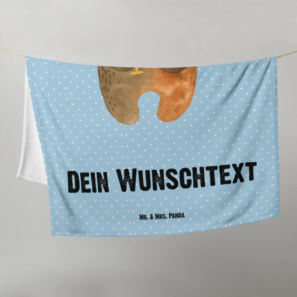 Baby blanket with name bear confirmation bear, teddy, teddy bear, cuddly toy, evangelic, confirmation, church, service