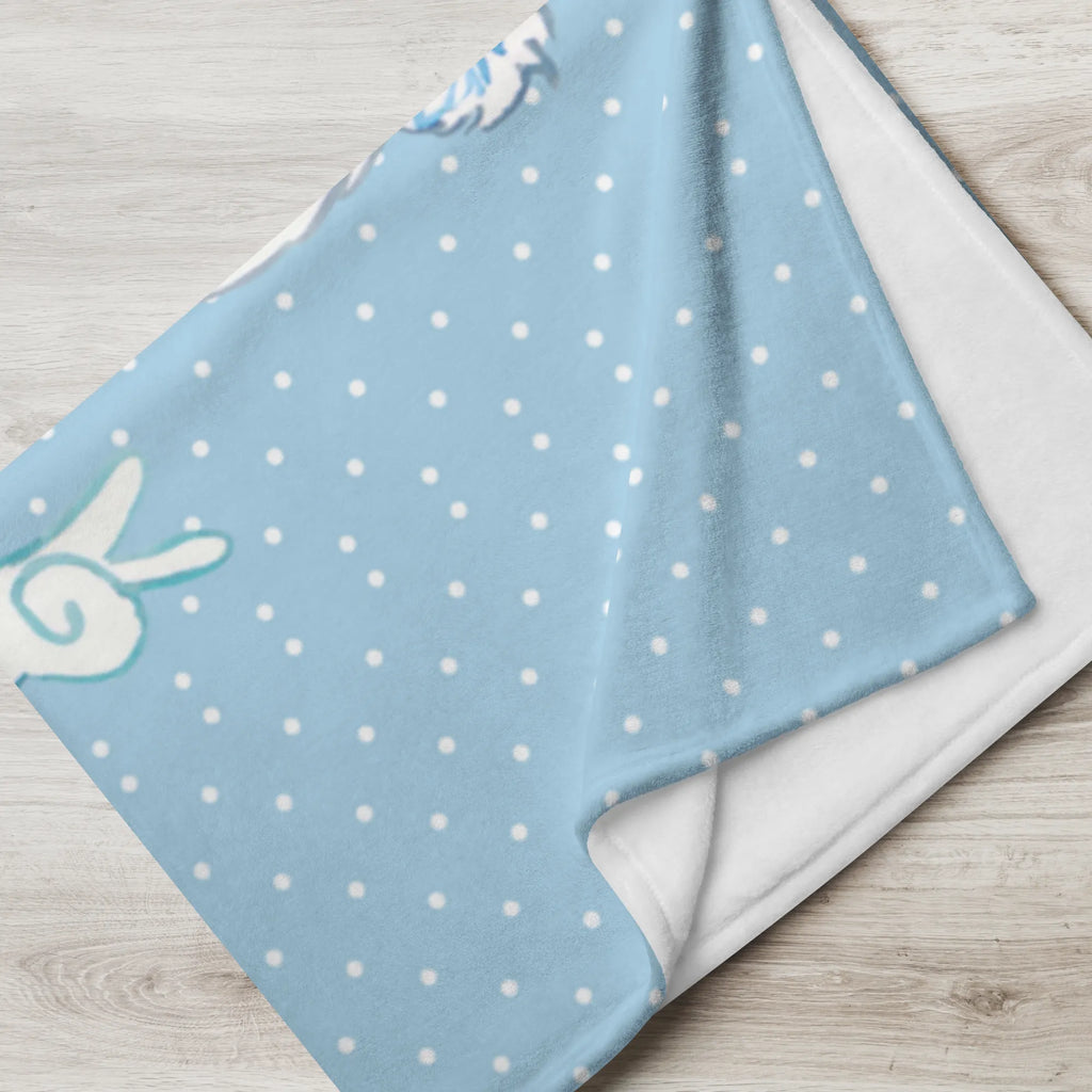 Baby blanket with name Icebear Lazy bear, teddy, teddy bear, cuddly toy, work, lazy, relaxing, office job, home office, North Pole, Polar bear, office, workplace