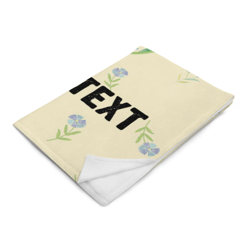 Baby blanket with name Hare flower Easter, Easter bunny, rabbit, child's birthday, baptism, birth, hope, child, pregnancy, Bunny, dreams, first child, birthday, christening gift