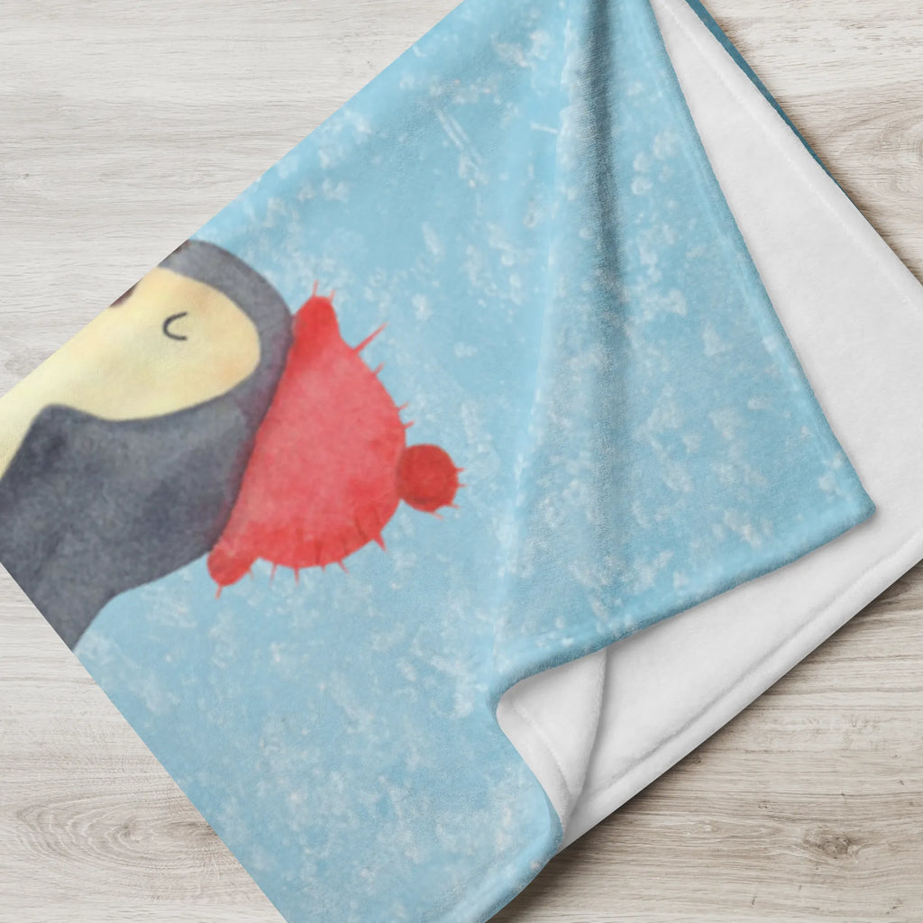 Baby blanket with name penguin Christmas tree Winter, Christmas, Christmas time, snow, Penguin