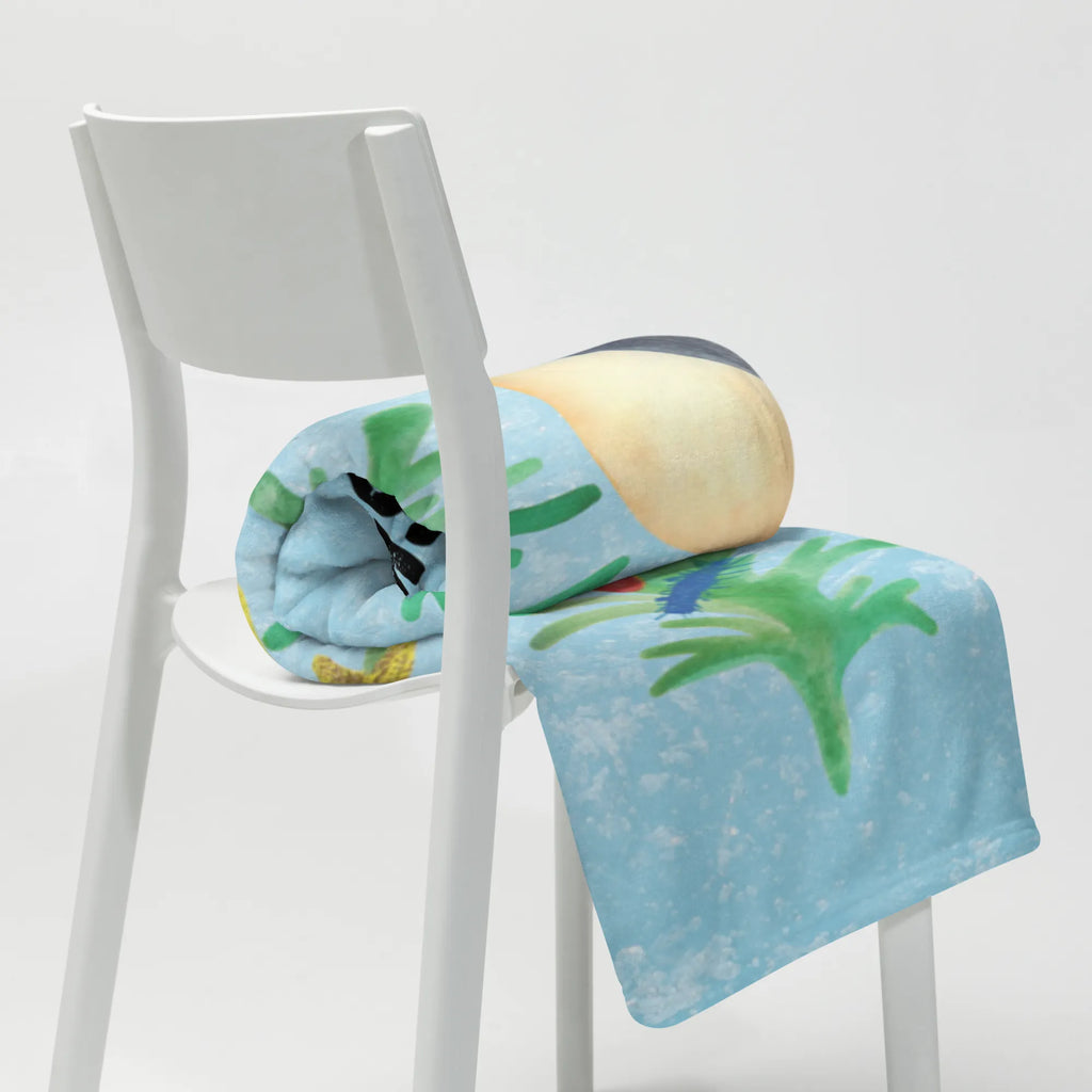 Baby blanket with name penguin Christmas tree Winter, Christmas, Christmas time, snow, Penguin