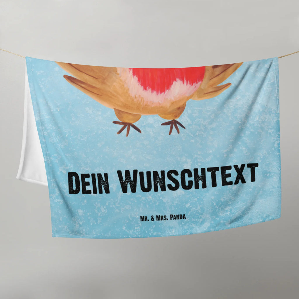 Baby blanket with name robin Christmas Winter, Christmas, Christmas time, snow, Christmas motif, Merry Christmas, bird, xmas, winter, Christmas Eve, Christmas greeting