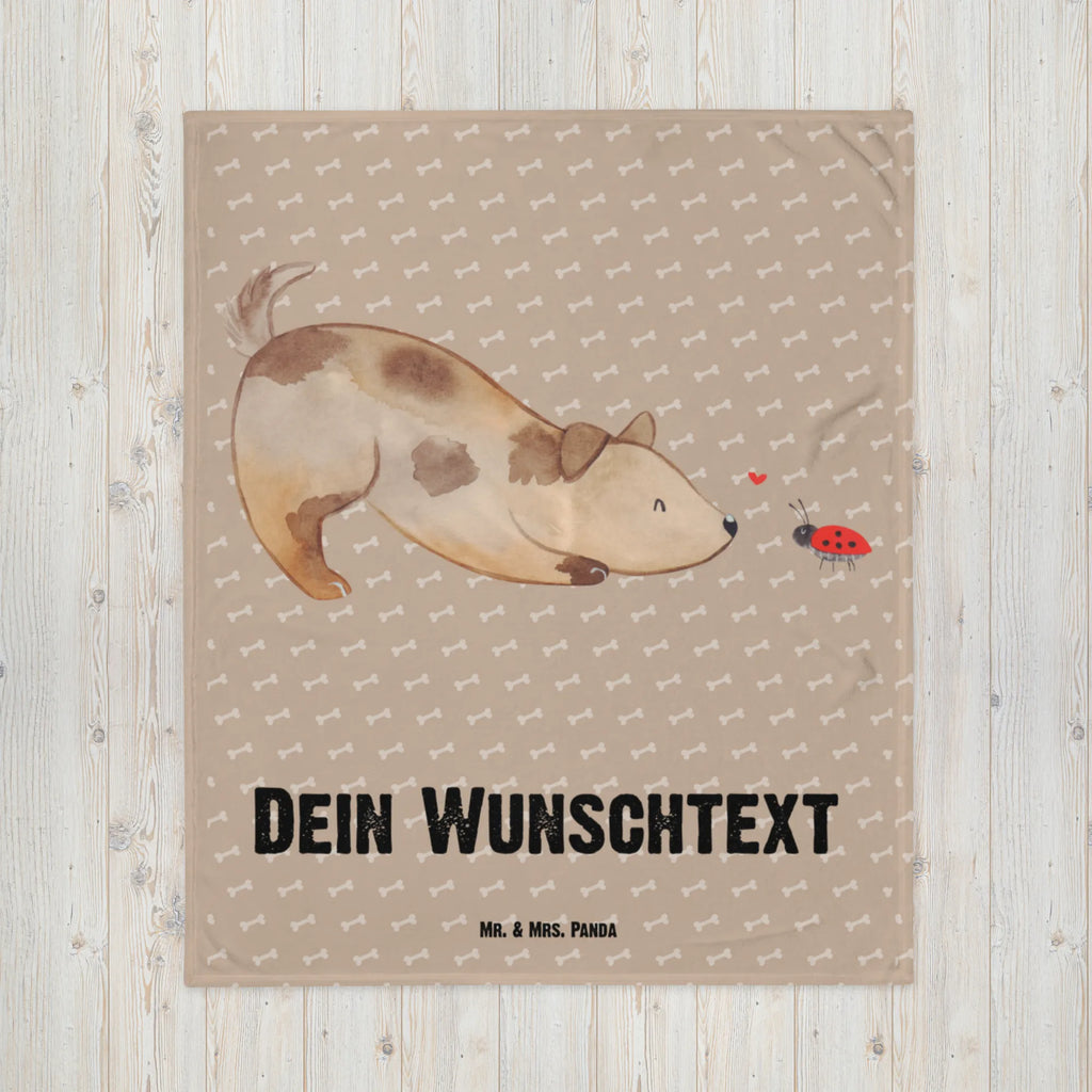 Babydecke mit Namen Hund Marienkäfer Babygeschenk mit Namen, Babydecke bedrucken, Krabbeldecke mit Namen, Babydecke mit Namen, Krabbeldecke personalisiert, Babygeschenk personalisiet, Babdyecke personalisiert, Hund, Hundemotiv, Haustier, Hunderasse, Tierliebhaber, Hundebesitzer, Sprüche, Mischling, Marienkäfer, Hunde, Mischlinghund, Hundespruch