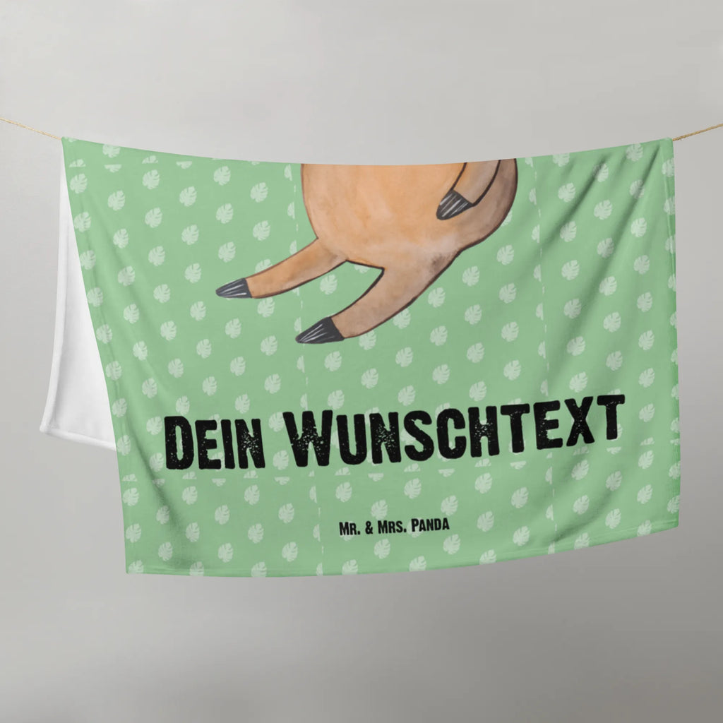 Baby blanket with name sloth Bird Sloth, sloth, trend animal, lazy, early riser, favourite animal, early bird, morning grumbler, the early bird