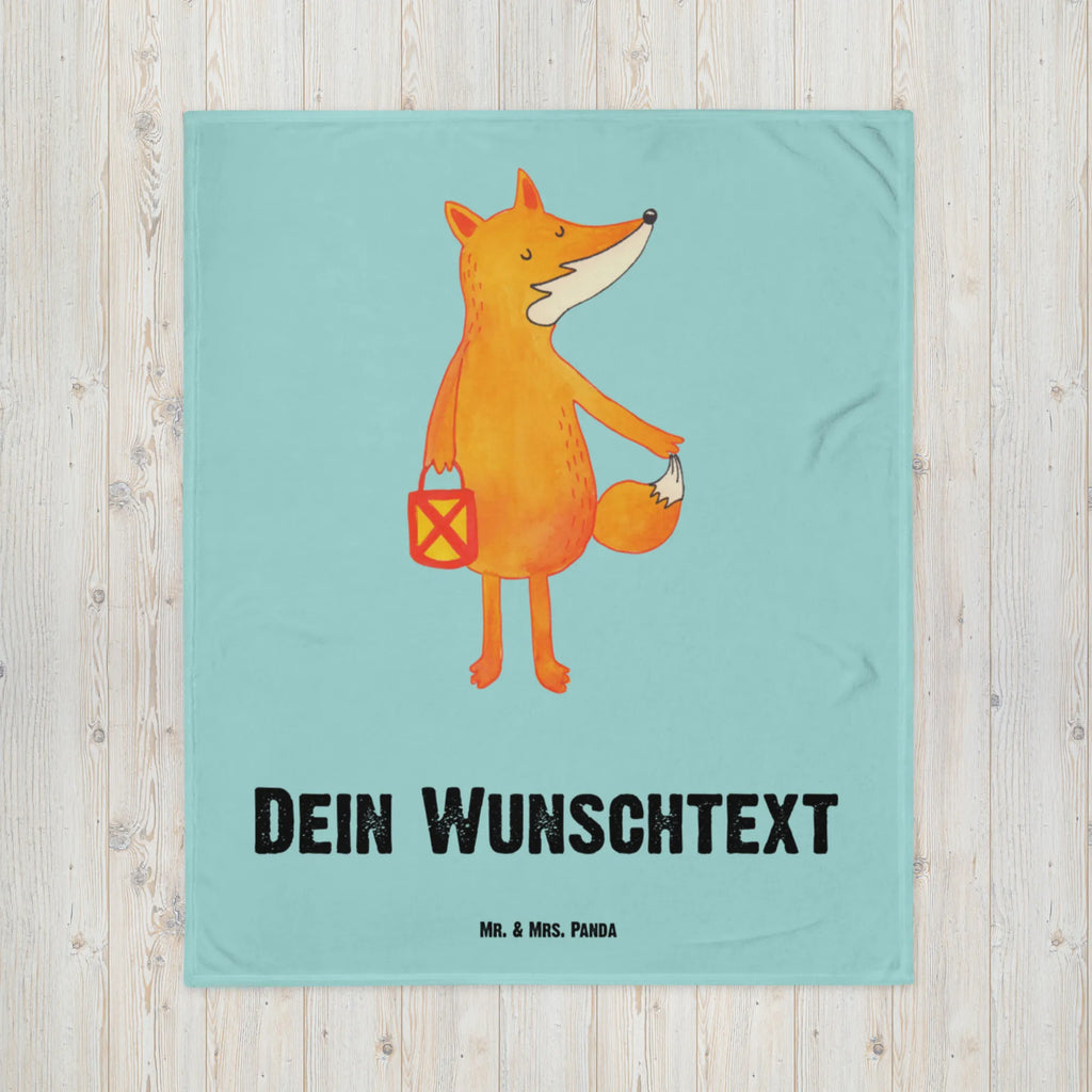 Baby blanket with name Fox Lantern fox, foxes, forest wildlife, clever as a fox, animal lover, Caesar Otto Hugo Flaischlen, Cheer up, Saint Martin, Foxes, Fox, Lovesickness Spell, Lantern parade, Spell comforting, Lantern