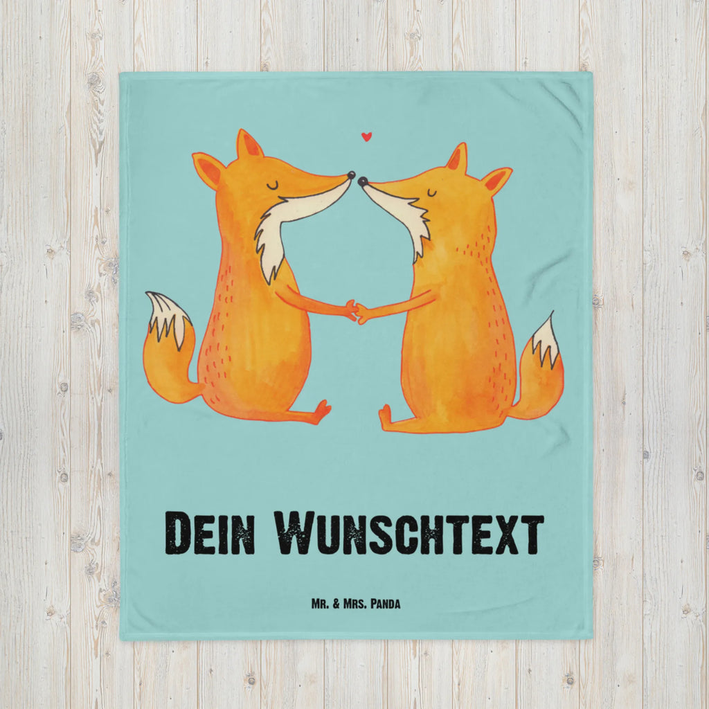 Baby blanket with name foxes Love fox, foxes, forest wildlife, clever as a fox, animal lover, love, partner, couple, boyfriend, proof of love, husband, marriage, fiancée, lovers, wife, girlfriend