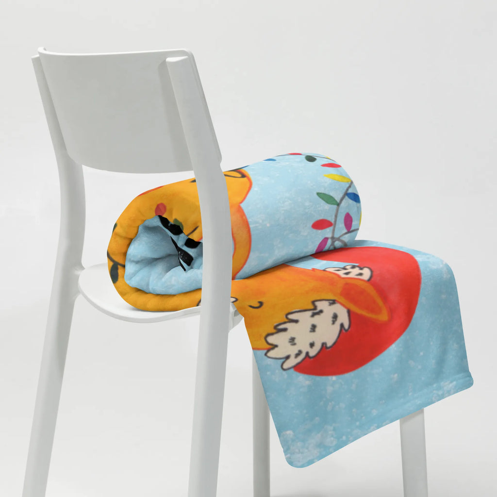 Baby blanket with name Fox Christmas Winter, Christmas, Christmas time, snow, Saying beautiful, Foxes, Fox, Gift Christmas, Christmas Eve, Santa Claus