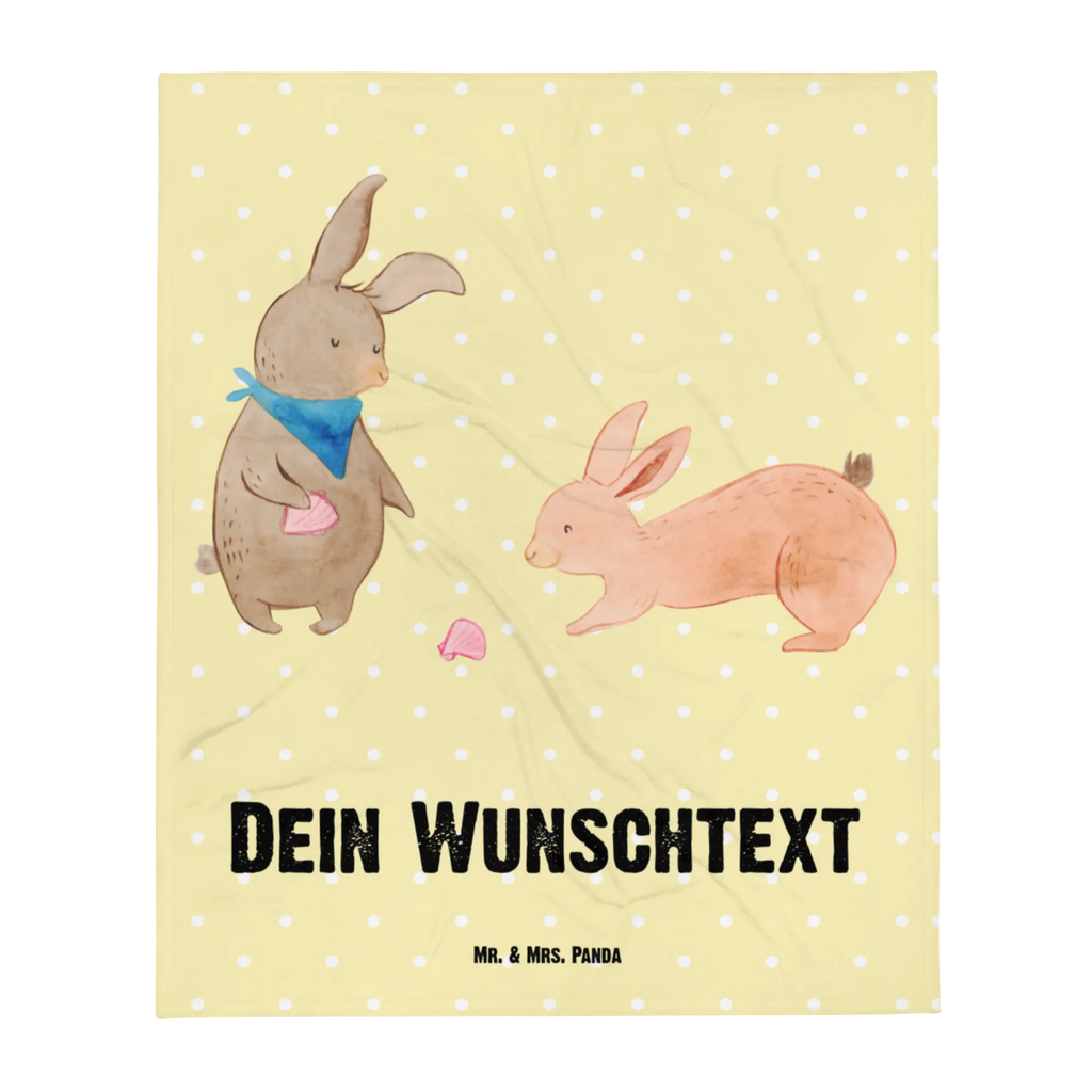 Baby blanket with name Bunnies with seashell Babdyecke personalisiert, Babygeschenk mit Namen, Babygeschenk personalisiet, Krabbeldecke mit Namen, Babydecke mit Namen, Babydecke bedrucken, Krabbeldecke personalisiert, Familie, Vatertag, Muttertag, Bruder, Schwester, Mama, Papa, Oma, Opa, Hasen, BFF, Meer, best friends, Freundinnen, beste Freundin, Freundin, Muscheln, Muscheln sammeln