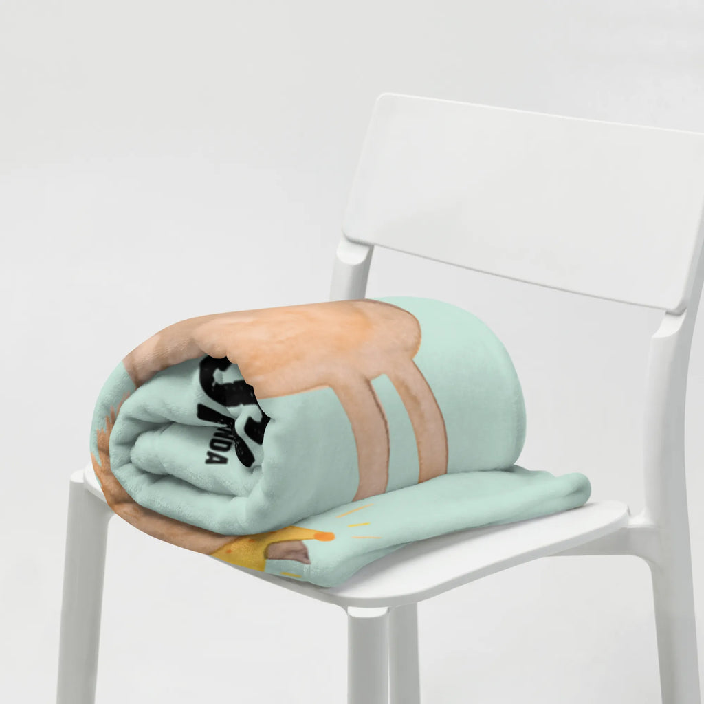 Baby blanket with name lama king Llama, llama, alpaca, trendy animal, queen, mum, lamas, king, boss, colleague, dad, girlfriend, office colleague, lama, supervisor, high school graduation