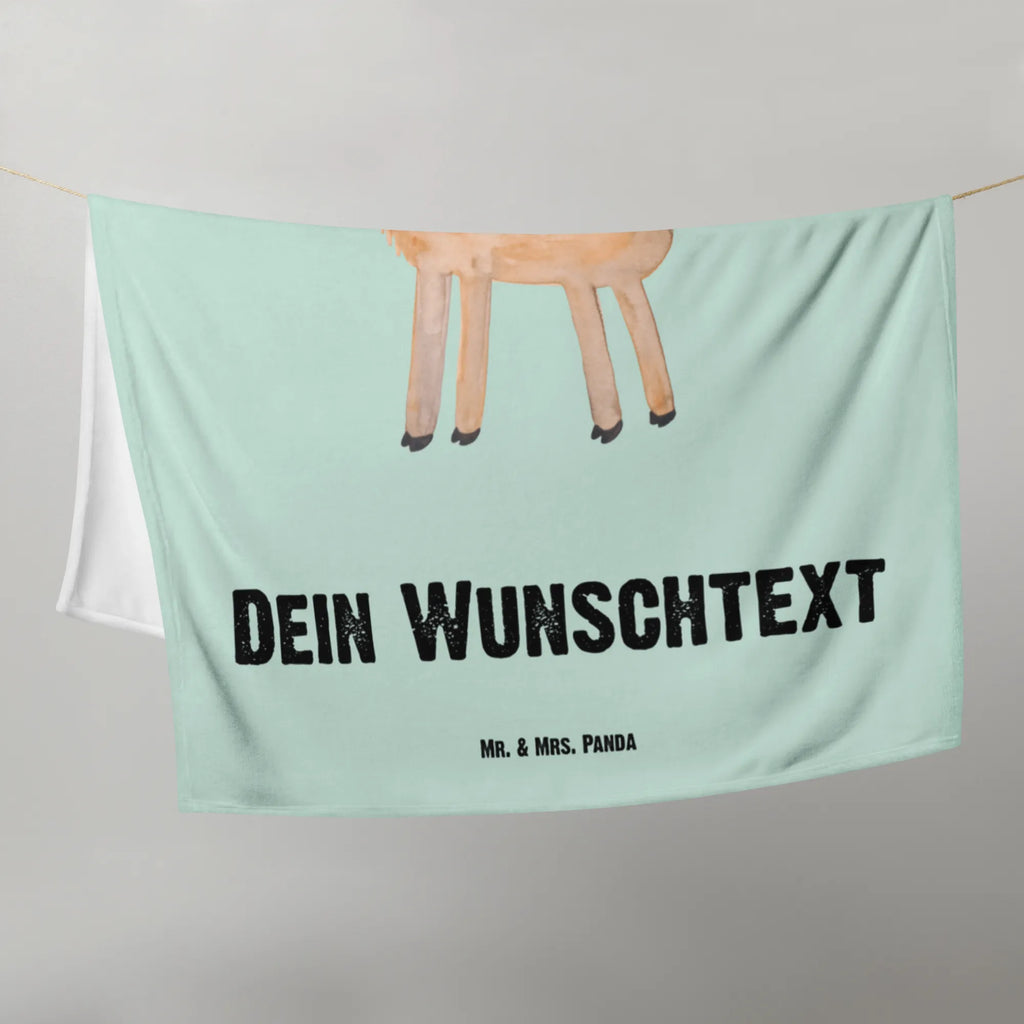 Baby blanket with name lama king Llama, llama, alpaca, trendy animal, queen, mum, lamas, king, boss, colleague, dad, girlfriend, office colleague, lama, supervisor, high school graduation