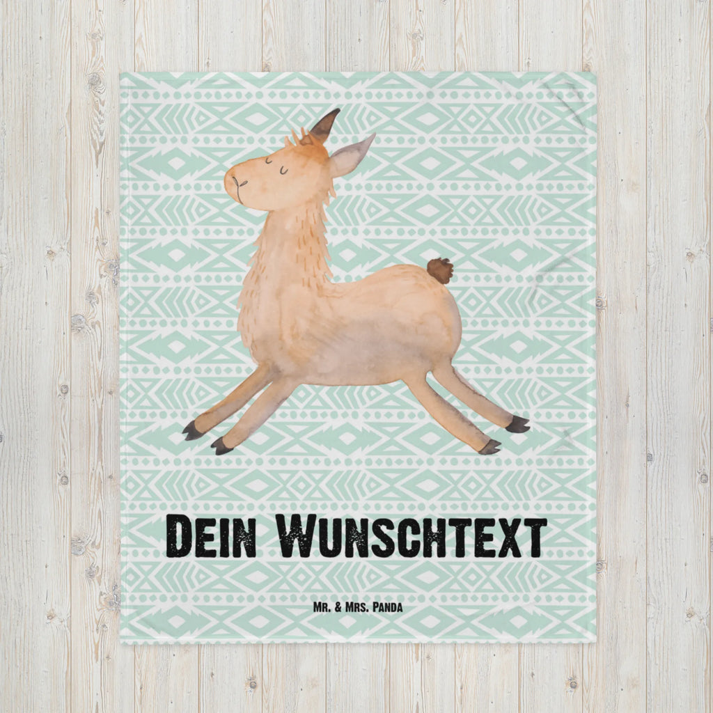 Baby blanket with name lama Jump Llama, llama, alpaca, trendy animal, start, new start, girlfriend, happy day, graduation, llamas, happy, good morning, exam, favourite day, luck, heartache, Lama