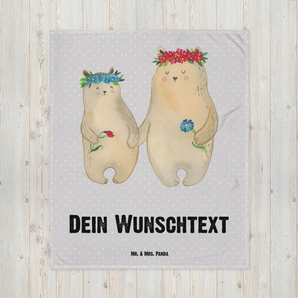 Kocyk dla niemowląt z imieniem Niedźwiedzie z wianuszkiem Babdyecke personalisiert, Krabbeldecke personalisiert, Babygeschenk mit Namen, Babydecke bedrucken, Babygeschenk personalisiet, Babydecke mit Namen, Krabbeldecke mit Namen, Familie, Vatertag, Muttertag, Bruder, Schwester, Mama, Papa, Oma, Opa, Mutter, Mutti, Bären, beste Mutter, Vorbild, Bär, Töchter, Lieblingsmensch, Lieblingsmama, Kinder, Family, weltbeste Mama, Tochter, Mami, Geschenk Mama. Muttertag, Kind