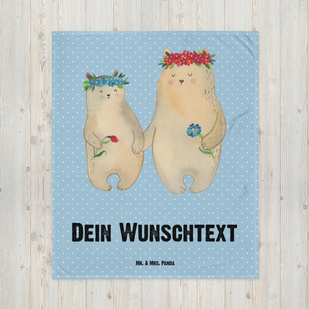 Kocyk dla niemowląt z imieniem Niedźwiedzie z wianuszkiem Babdyecke personalisiert, Krabbeldecke personalisiert, Babygeschenk mit Namen, Babydecke bedrucken, Babygeschenk personalisiet, Babydecke mit Namen, Krabbeldecke mit Namen, Familie, Vatertag, Muttertag, Bruder, Schwester, Mama, Papa, Oma, Opa, Mutter, Mutti, Bären, beste Mutter, Vorbild, Bär, Töchter, Lieblingsmensch, Lieblingsmama, Kinder, Family, weltbeste Mama, Tochter, Mami, Geschenk Mama. Muttertag, Kind