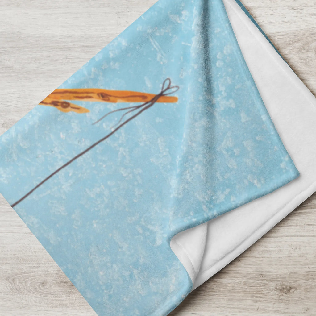 Baby blanket with name Penguin angler Penguin, North Pole, Winter, Penguins, plan, hobby, penguins, gift, gift idea, planner, friends, daydreams, motivation, fishing, new start, angler, vacation, daily schedule, weekend, penguin