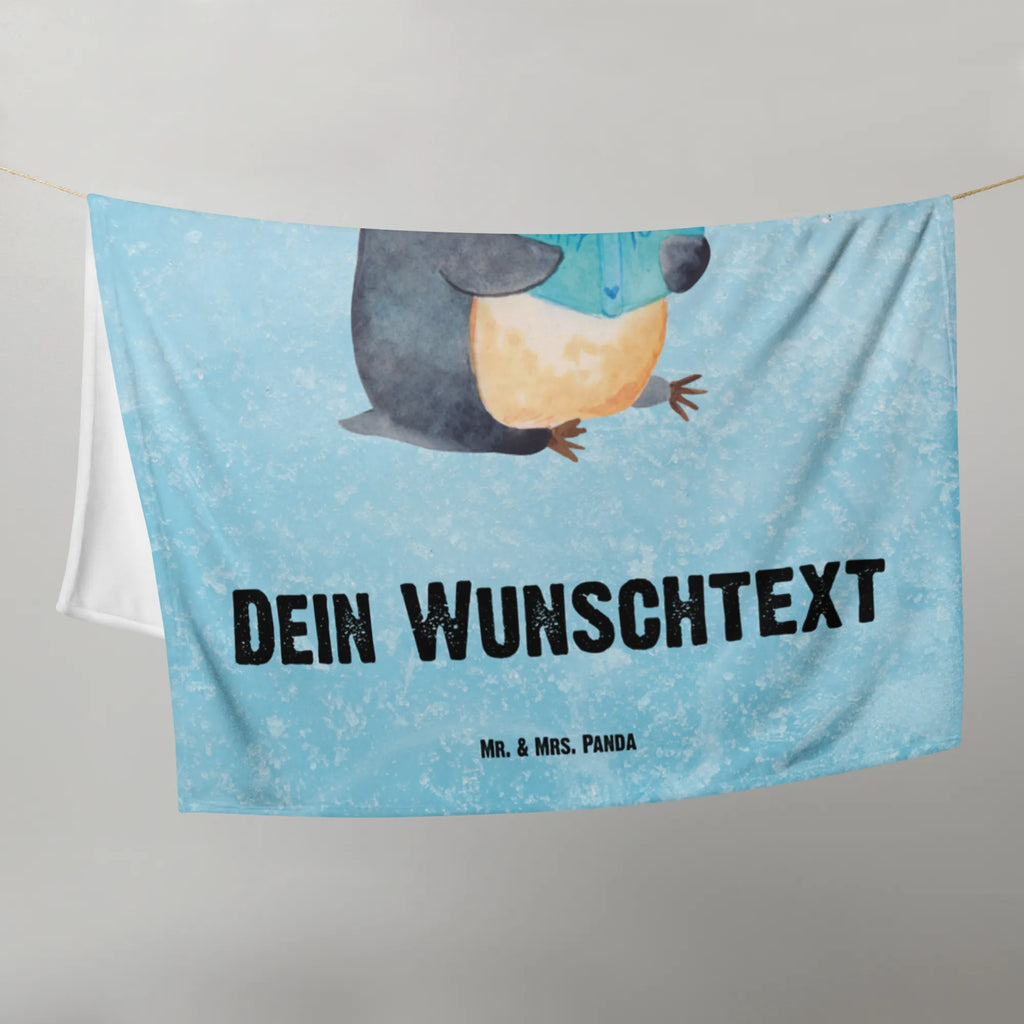 Baby blanket with name Penguin A book Penguin, North Pole, Winter, Penguins, penguins, vacation, reading, holidays, book, bookworm, doing nothing, leisure, lazing around