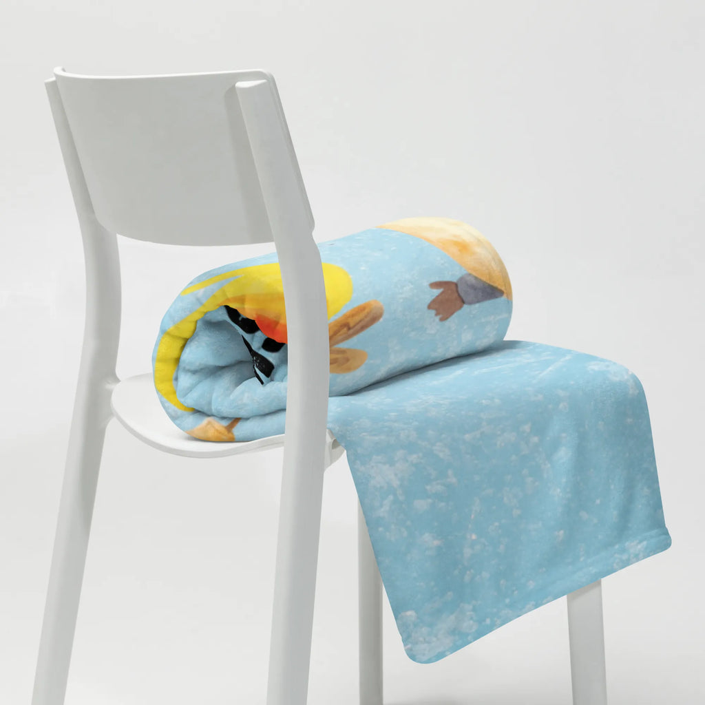 Baby blanket with name Penguin campfire Penguin, North Pole, Winter, Penguins, campfire, life motto, life, fire, new start, marshmallows, everyday office life, love, motivation, work, penguins, job, barbecue, mouse, office, life motivation