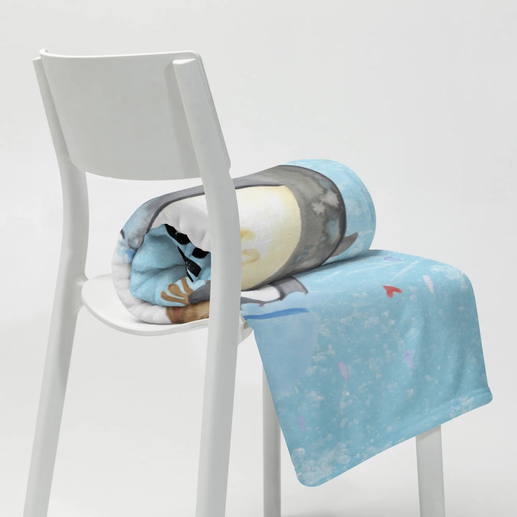 Kocyk dla niemowląt z imieniem Pingwin Prysznic Pinguin