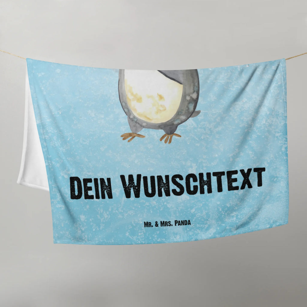 Kocyk dla niemowląt z imieniem Pingwin Prysznic Pinguin