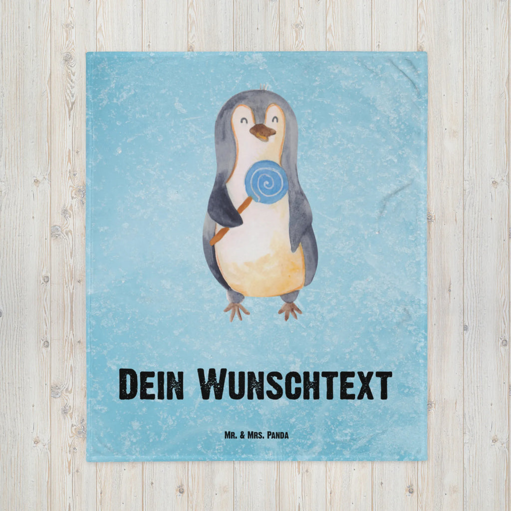 Baby blanket with name Penguin lollipop Penguin, North Pole, Winter, Penguins, rebel, lollipop, crook, slogan, bullshit, hoodlum, candy, penguins