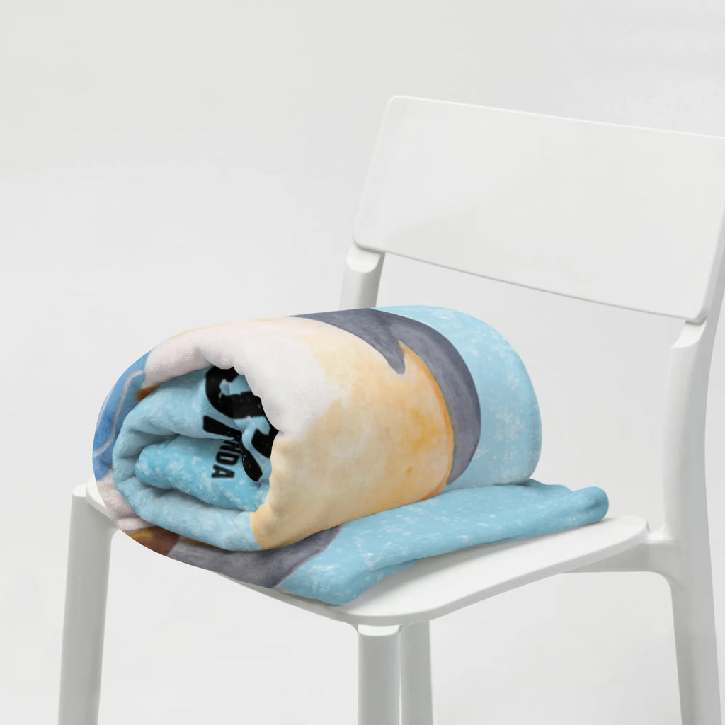 Baby blanket with name Penguin lollipop Penguin, North Pole, Winter, Penguins, rebel, lollipop, crook, slogan, bullshit, hoodlum, candy, penguins