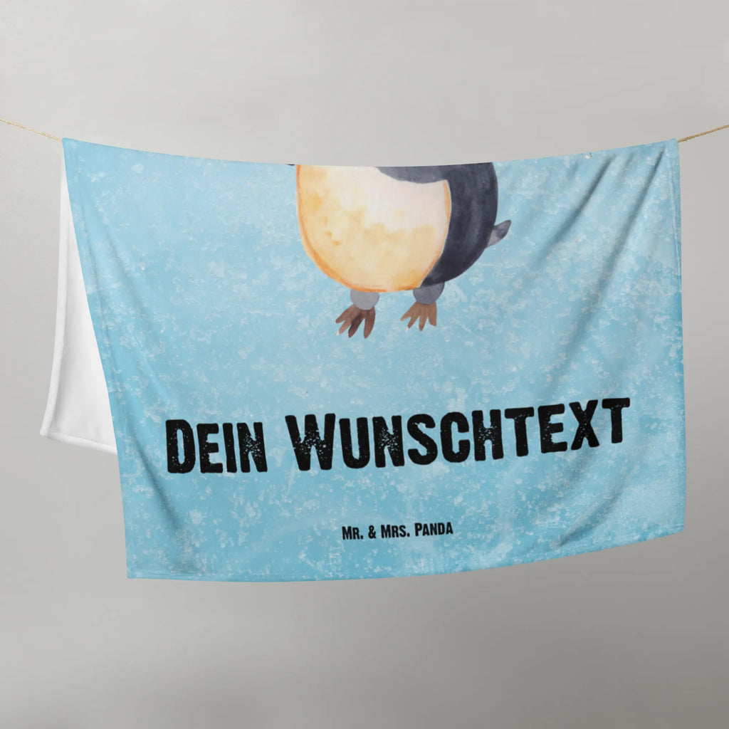 Baby blanket with name Penguin ladybug Penguin, North Pole, Winter, Penguins, wonder, love, happiness, joy of life, penguins, ladybird, joy