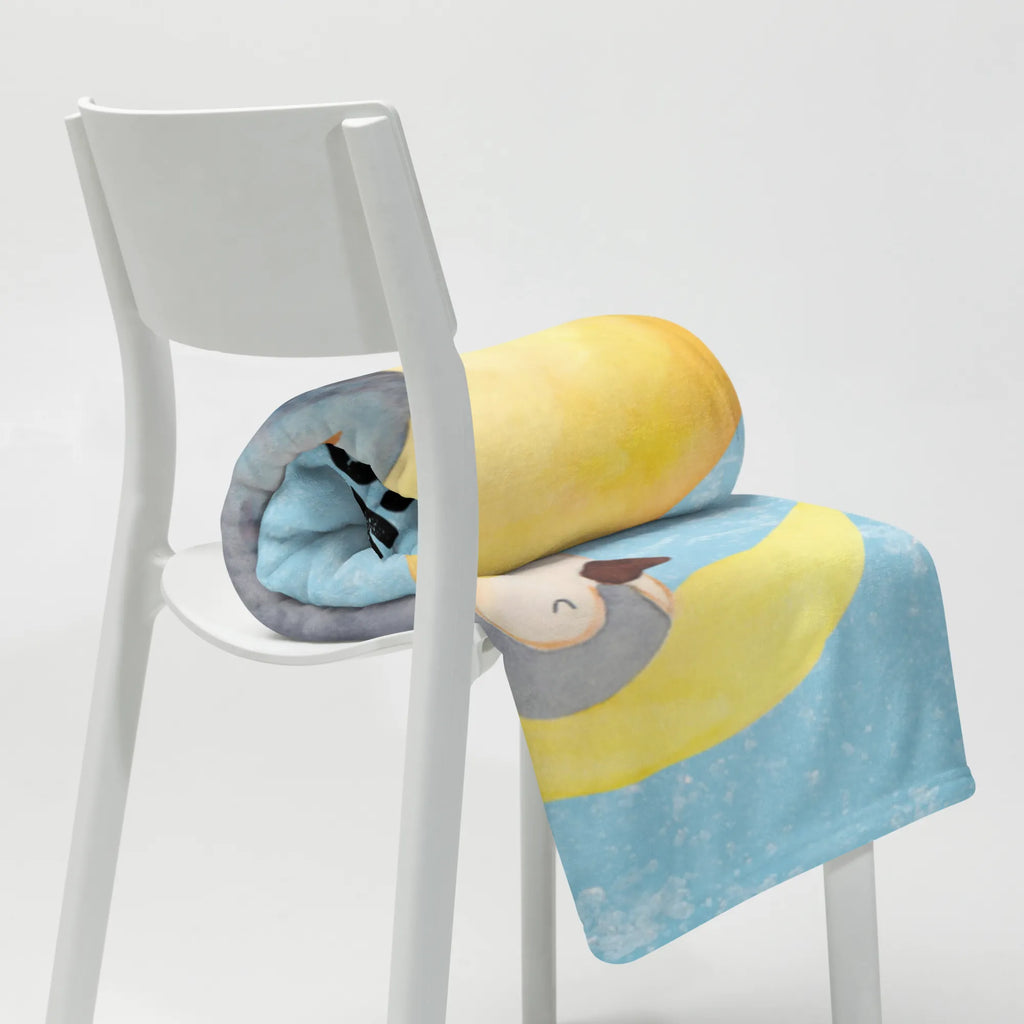 Kocyk dla niemowląt z imieniem pingwin księżyc Pinguin