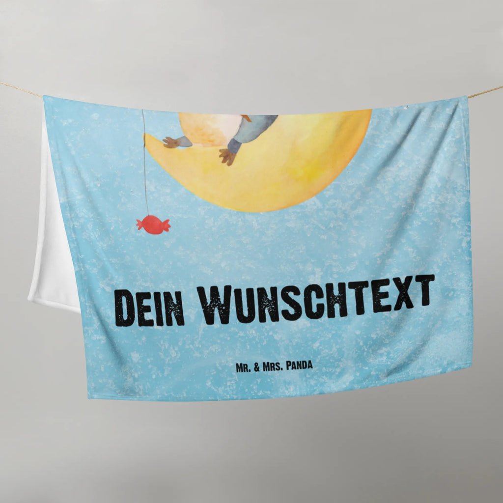 Kocyk dla niemowląt z imieniem pingwin księżyc Pinguin