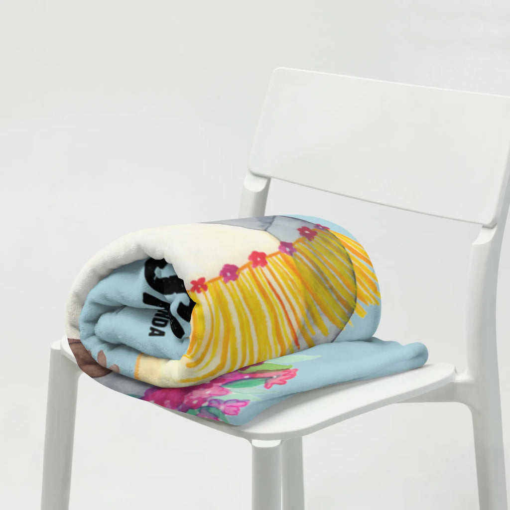 Baby blanket with name Penguin coconut Penguin, North Pole, Winter, Penguins, aloha, Hawaii, coconut, vacation, penguins