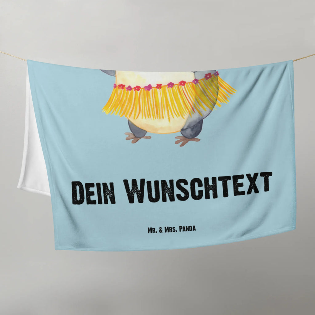 Baby blanket with name Penguin coconut Penguin, North Pole, Winter, Penguins, aloha, Hawaii, coconut, vacation, penguins