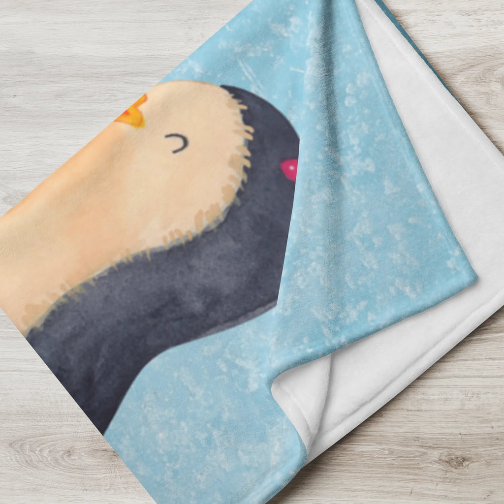 Baby blanket with name Penguin pair Penguin, North Pole, Winter, Penguins, wedding gift, great love, engagement, anniversary, wedding day, penguins, lovers, wedding, love gift, penguin, dream couple, love, proof of love