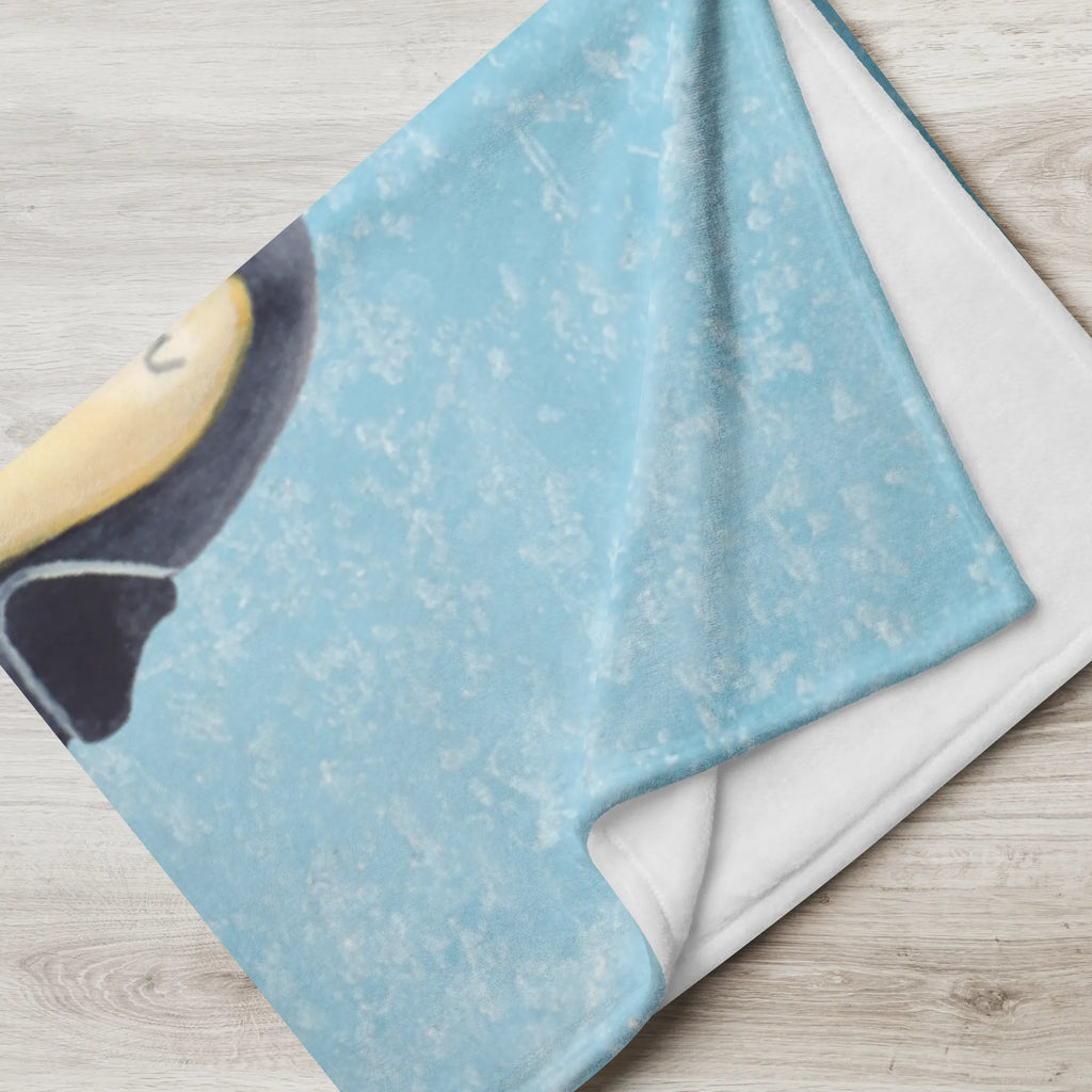 Baby blanket with name Penguin embrace Penguin, North Pole, Winter, Penguins, wedding, love, lovers, anniversary, wedding day, engagement, love gift, proof of love, penguin, wedding gift