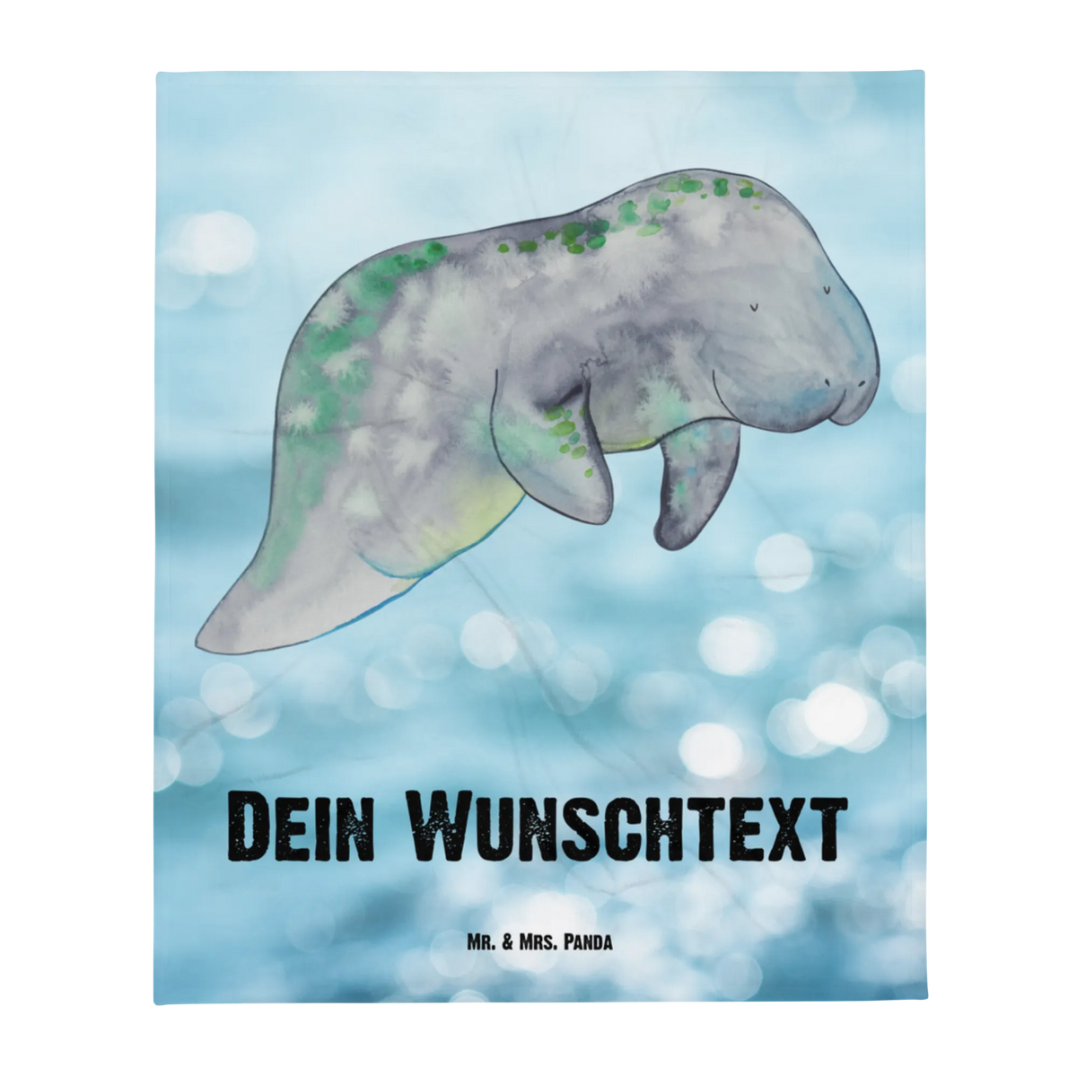 Baby blanket with name manatee Relax Seafood, aquatic animals, ocean, sea, fish, shells, corals, reef, whale, narwhal, sea urchin, lobster, platypus, turtle, manatee, crocodile, orca, shrimp, gifts for seafood lovers, water world, underwater animals, underwater world, vacation, deep sea, seafood fans, gift ideas, seafood decoration, seafood posters, sugar, diet, diet mania, losing weight, food, sweets, manatees