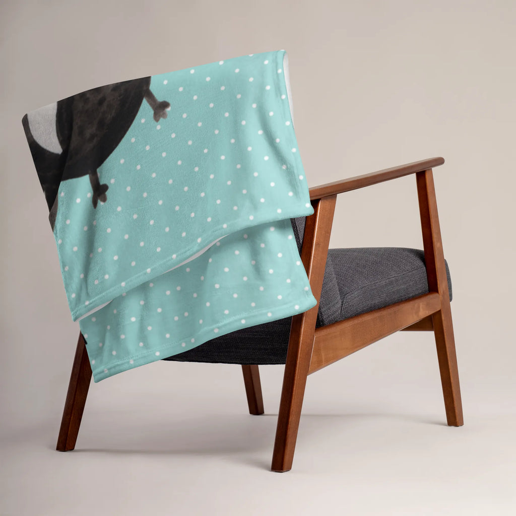 Baby blanket with name skunk handstand Skunk, stink, skunk, predator, playground, wild animal, playful, child