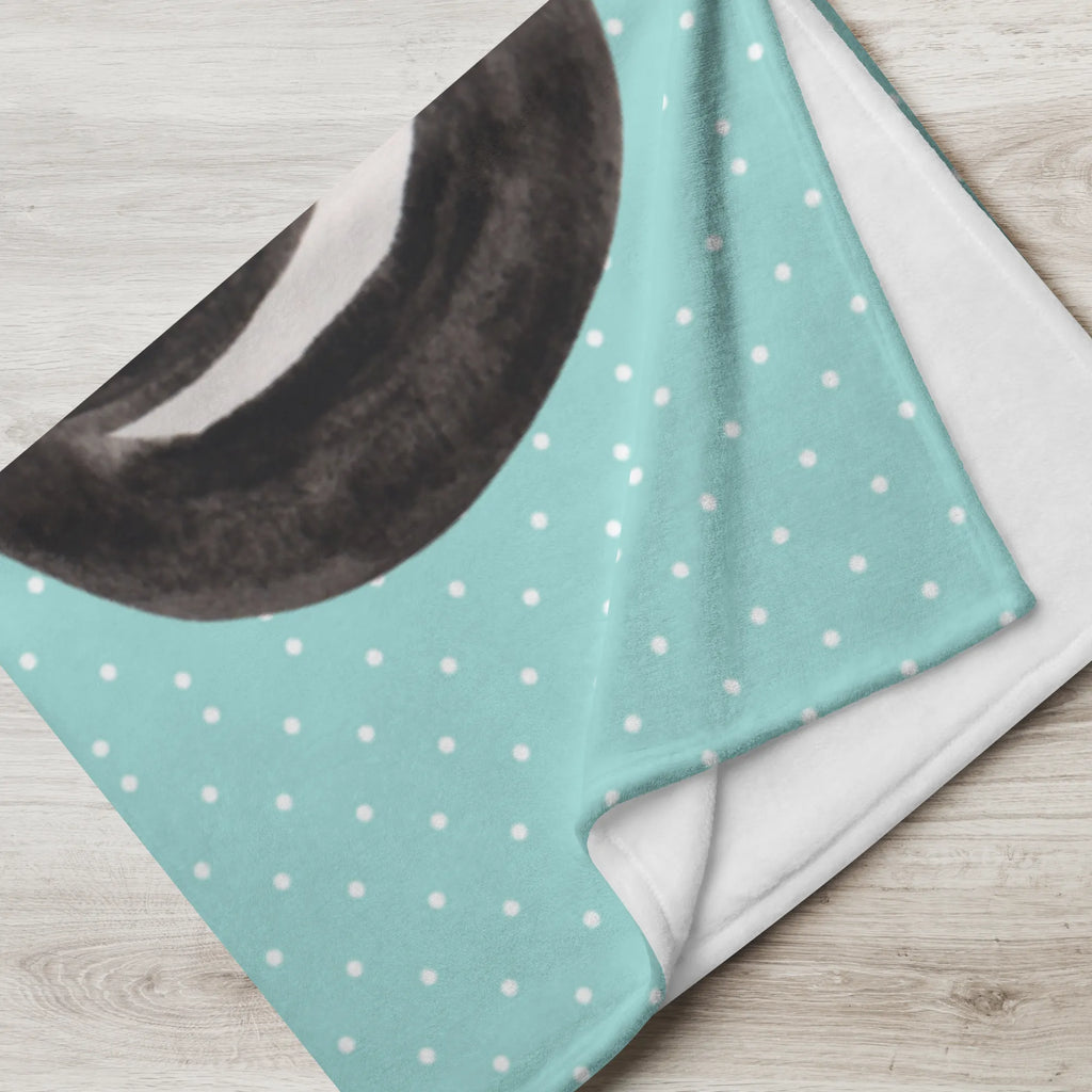 Baby blanket with name skunk handstand Skunk, stink, skunk, predator, playground, wild animal, playful, child