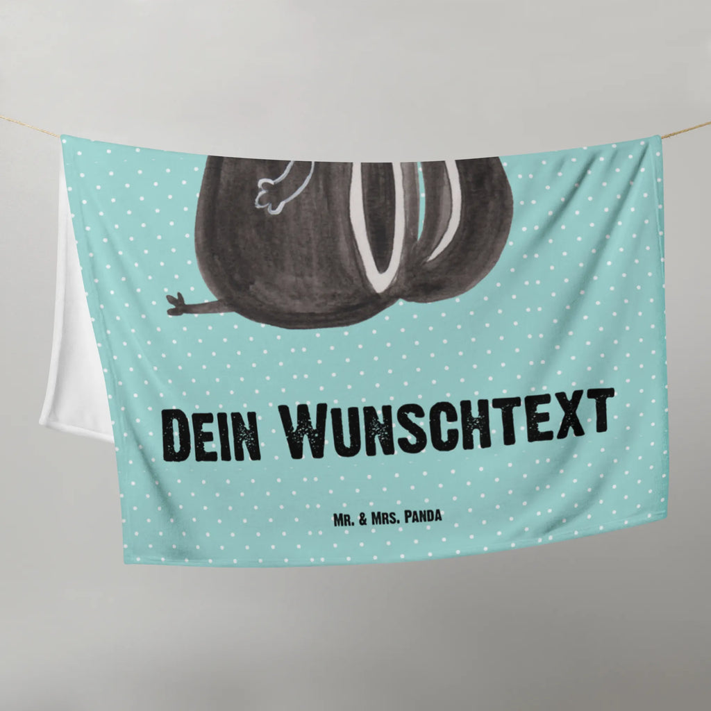 Baby blanket with name skunk Sit Skunk, wild animal, skunk, law, know-it-all, slogan, predator, office, stinky, stinker