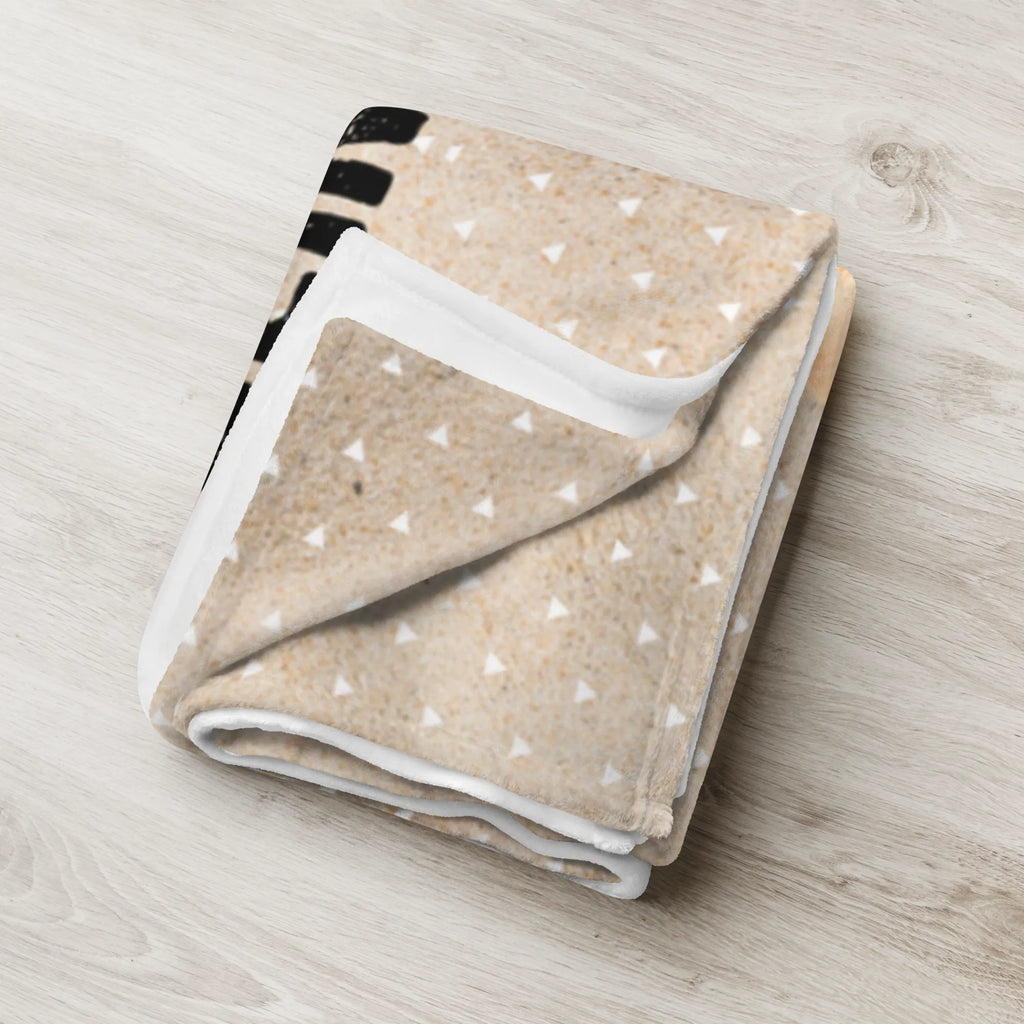 Kocyk dla niemowląt z imieniem lis pustynny kwiaty Afryka, dzikie zwierzęta