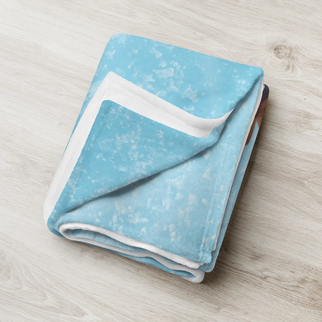 Kocyk dla niemowląt pingwin Śmiech Geschenk Geburt, Babygeschenk, Krabbeldecke, Babydecke, Babyecke Kuscheldecke, Pinguin, lustiger Spruch, Humor, Optimismus, Fröhlichkeit, Fröhlich, Pinguine, Lachen