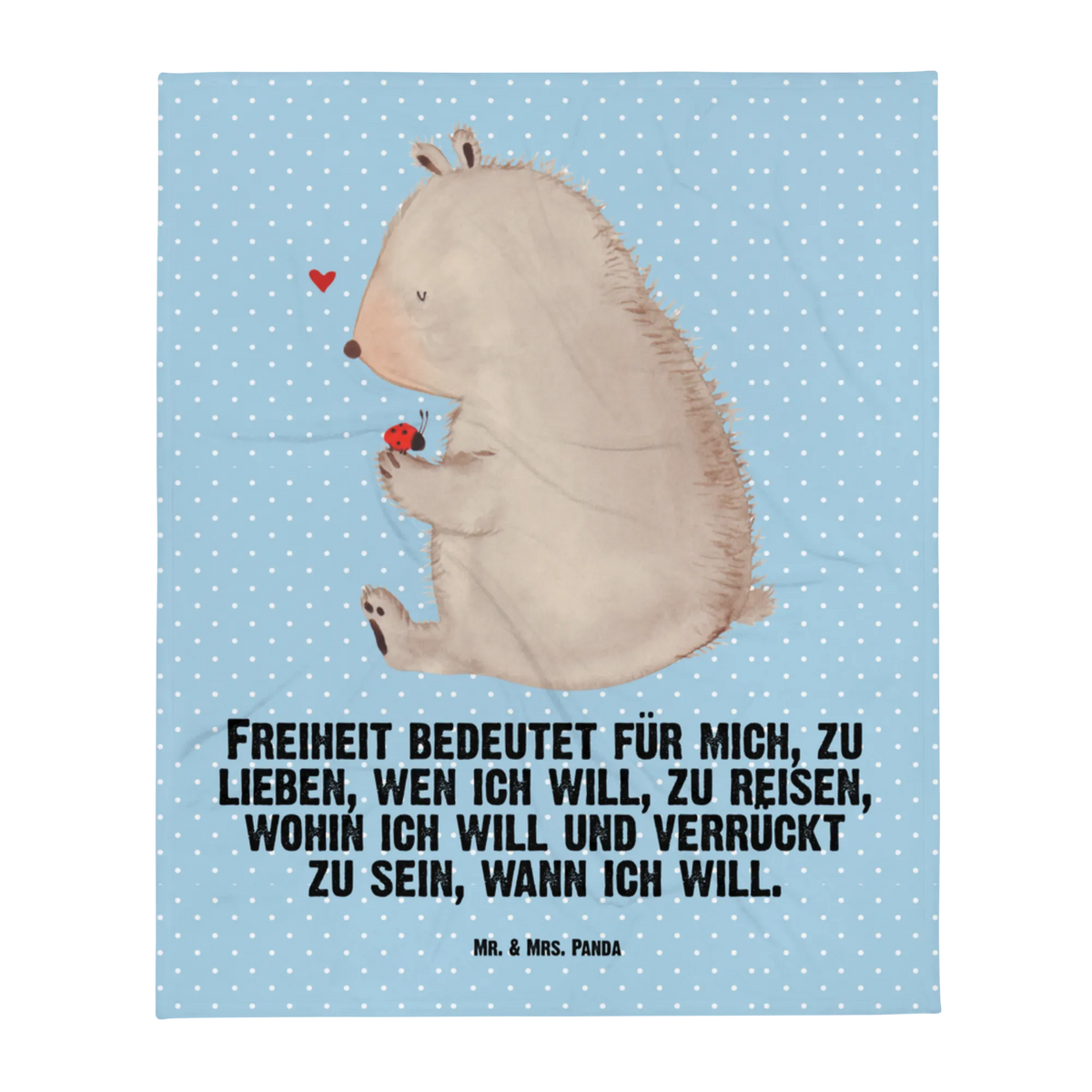 Babydecke Bär Marienkäfer