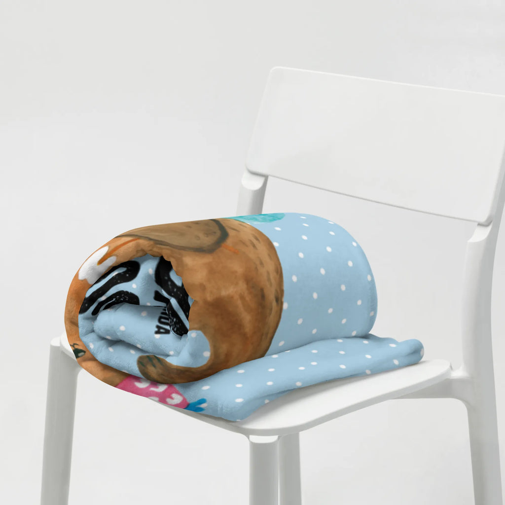 Baby blanket bear tooth fairy Babydecke, Babygeschenk, Babyecke Kuscheldecke, Krabbeldecke, Geschenk Geburt, Bär, Teddy, Teddybär, Zahnfee, Milchzahn, Erster Zahn, Fee