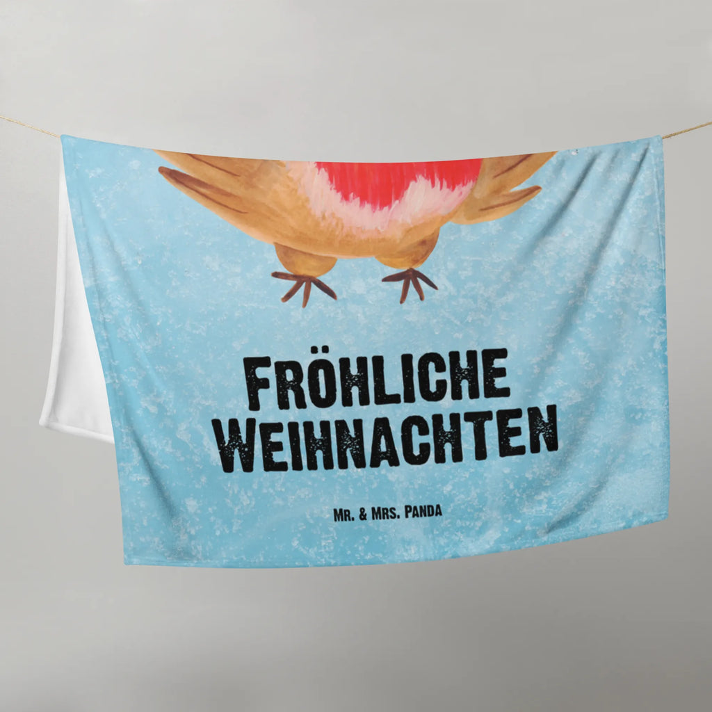 Kocyk dla niemowląt rudzik Boże Narodzenie Zima, Boże Narodzenie, dekoracje świąteczne, Mikołaj, Adwent, Wigilia, zimowy motyw