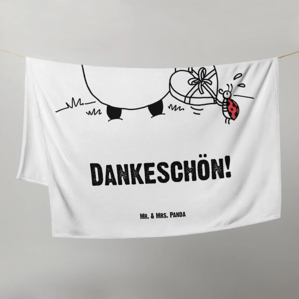 Kocyk dla niemowląt Panda Dziękuję Babydecke, Geschenk Geburt, Babygeschenk, Krabbeldecke, Babyecke Kuscheldecke