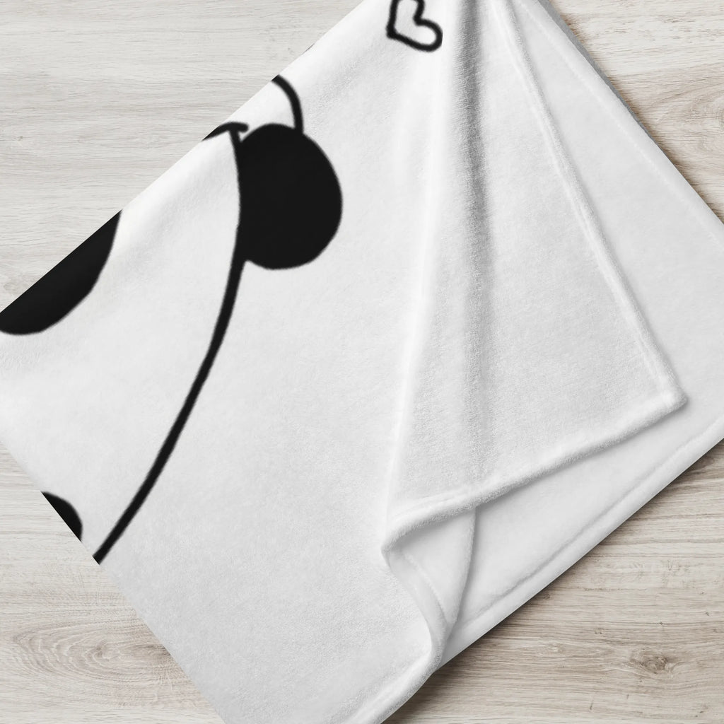 Kocyk dla niemowląt Panda Szybkiego powrotu do zdrowia Krabbeldecke, Babydecke, Babyecke Kuscheldecke, Geschenk Geburt, Babygeschenk