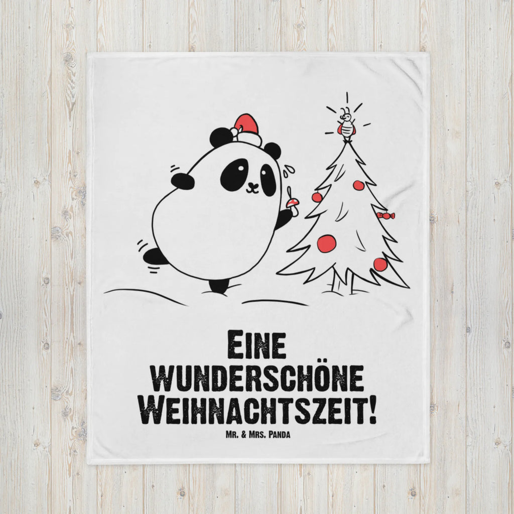 Baby blanket Panda Christmas Time Babygeschenk, Geschenk Geburt, Babyecke Kuscheldecke, Babydecke, Krabbeldecke